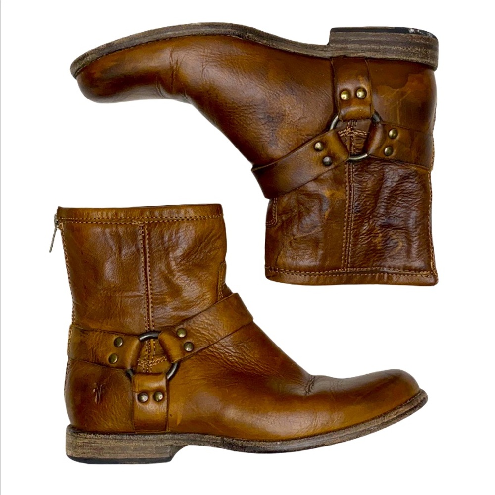 Frye Moto Ankle Boot Size 8